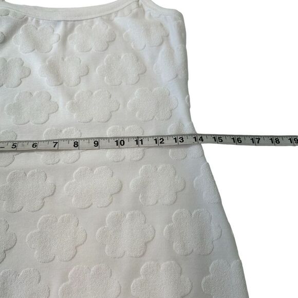 Papermoon Daisy Pattern Terry Cloth Bodycon Mini Dress, Small - Picture 7 of 8